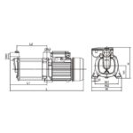 Многостъпална самозасмукваща помпа LEO 5XCm