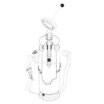 Камера - помпа комплект цилиндрични пръскачки.