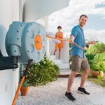 Автоматична стенна макара Rotoroll с маркуч 10м Claber