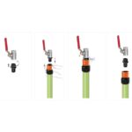 Връзка голям дебит външна резба кран 3/4 Max Flow 9642