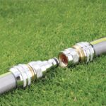 Връзка маркуч метална стоп клапан Metal Jet 3/4 Clabe