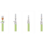 Връзка маркуч метална стоп клапан Metal Jet 3/4 Clabe