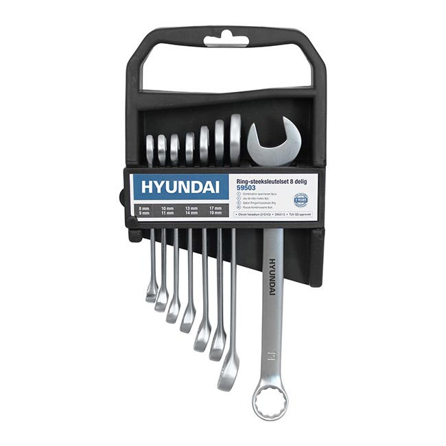 Ключове гаечни 8 части 6-22мм HY59501 к-т