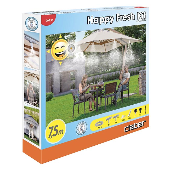 Мъглуваща охладителна система Compact 7.5 м с 6 дюзи Claber