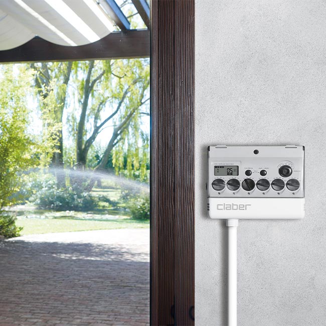 Компютър за напояване Multipla AC 220/24V LCD - Claber