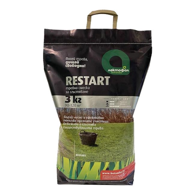 Тревна смеска Restart 3.0кг Лактофол за 90-120м2