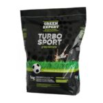 Тревна смеска Спорт Green Expert 5кг за 175-200 м2 на Лактофол технически данни: Вид: Спорт Покривна площ: 175 - 200м/кв Тегло: 5 кг КОД: 12560 Благодарение на специално подбраните сортове, тревната смеска покълва бързо и образува гъст, равномерен килим, който търпи ниско косене и запазва свежестта си през всички сезони. Ливадната метлица допринася за устойчивостта при утъпкване и способността на тревата да се регенерира след натоварване. Смеската е идеален избор за професионални и домашни терени с активна употреба.