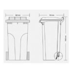 Koфа пластмасова 120л.