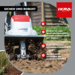 Фреза електрическа IEM 1500 е практичен избор за обработка на почвата в малки и средни градини, където се търси удобство и ефективност. С работна ширина от 45 см