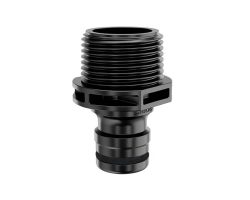 Връзка голям дебит външна резба за кран 1 Max Flow 9654 Claber